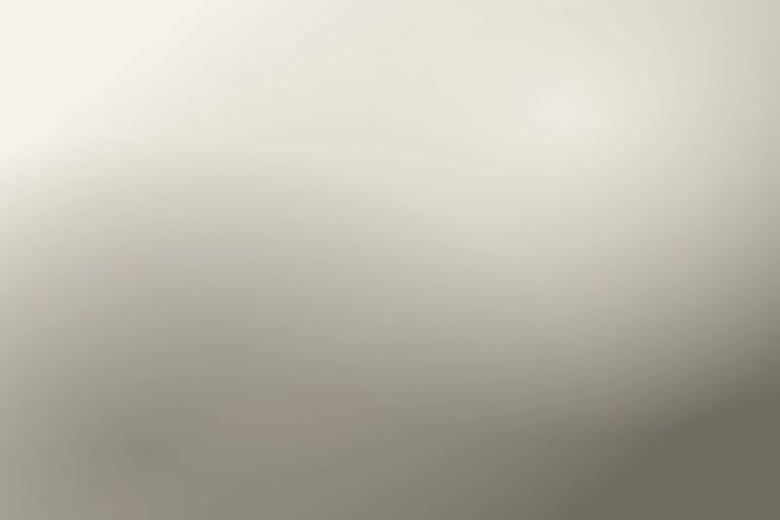 Soft warm-grey gradient, a placeholder standing in for a real hero image.